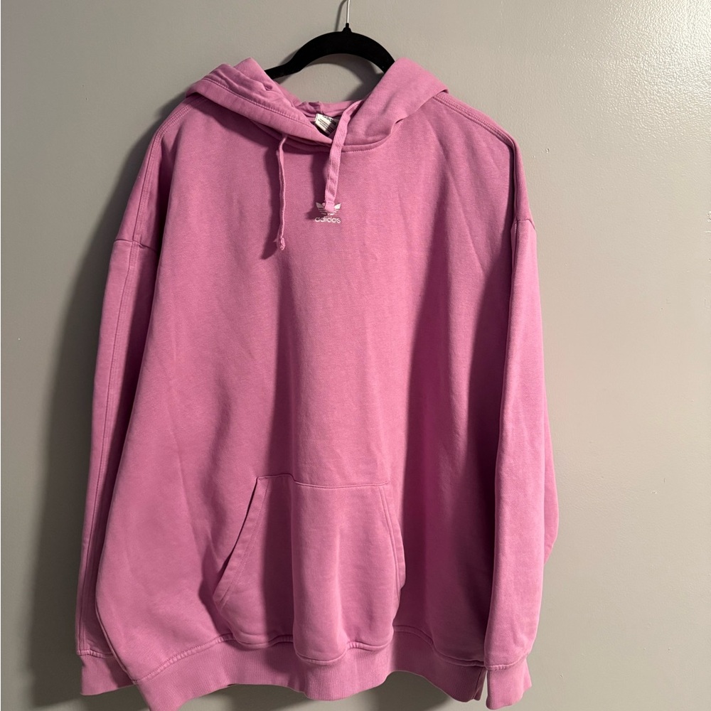 Adidas Pink Hoodie Sweater
